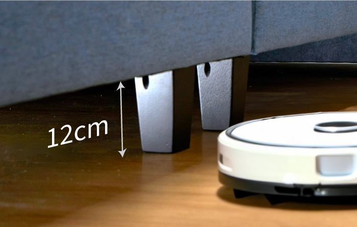 12cm Gap between Divan and Floor